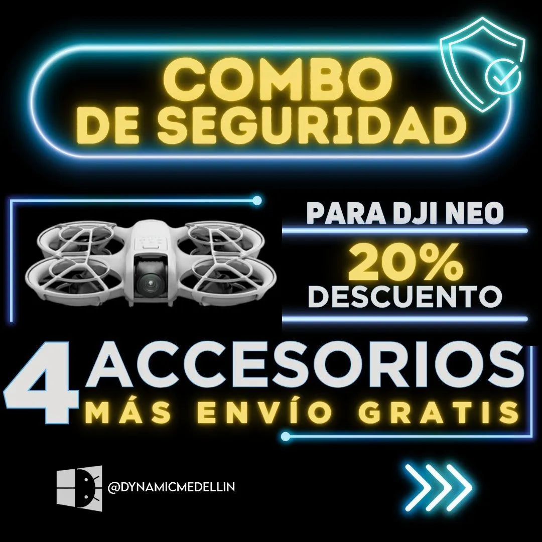Combos De Seguridad Para Dron Dji Neo