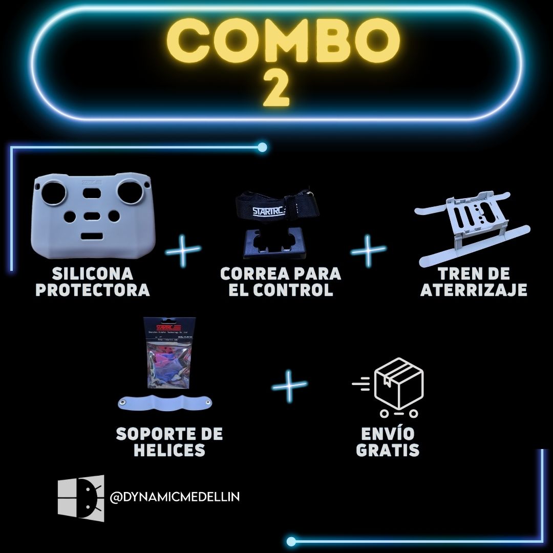 Combos De Seguridad Para Dji Mini 2, Mini 2 SE, Mini 4K.